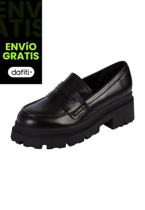 Zapatos Casuales Tipo Mocasin Rudy Para Mujer Negro Brash 201333