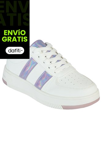 Zapatos Casuales Elloell Tipo Sneakers Para Niña Blanco Brash 201173 Payless Brash