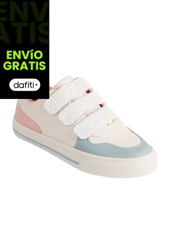 Zapatos Casuales Tipo Sneakers Para Niña Blanco Brash 210162 Payless Brash