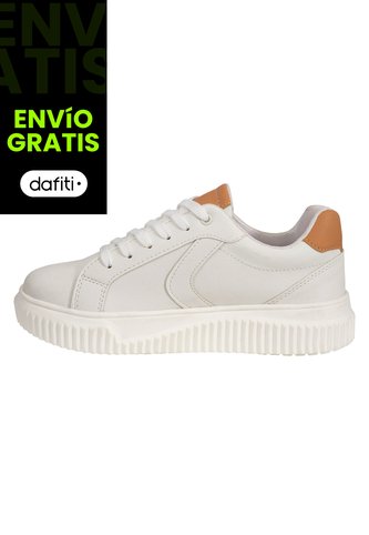 Zapatos Casuales Tipo Sneakers Para Mujer Blanco Brash 199724 Payless Brash