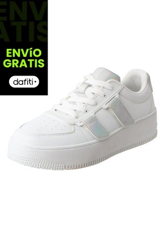 Zapatos Casuales Elloell Tipo Sneakers Para Mujer Brash Payless Blanco 198528 Brash