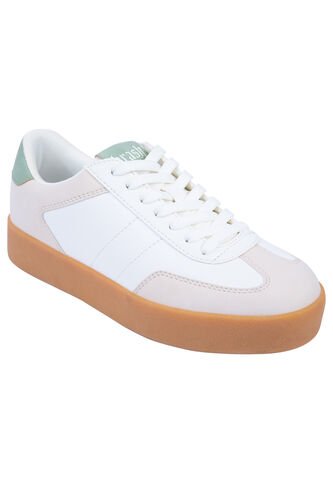 Zapatos Casuales Mesa Tipo Sneaker Para Mujer Verde Claro Brash 201075 Brash