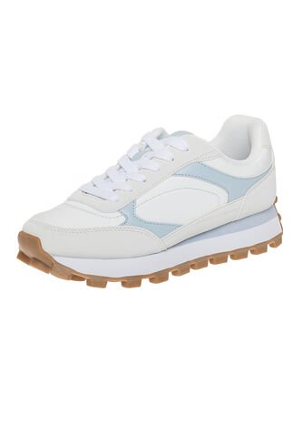 Zapatos Casuales Tipo Sneakers Para Mujer Gris Claro Brash 201550 Brash