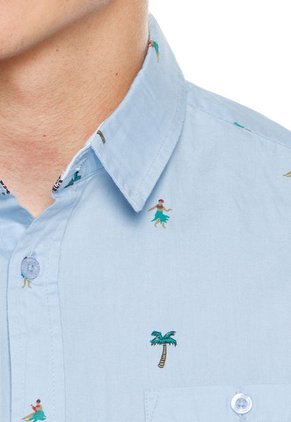 Camisa Azul Brave Soul