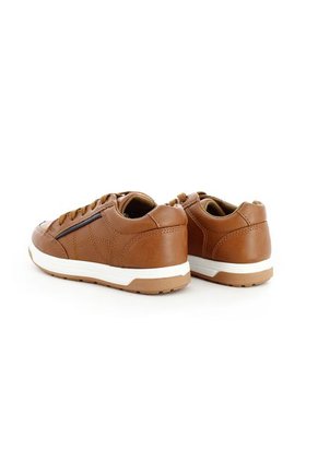 Zapatos Casuales Para Niño Marca Breaker, Color Café