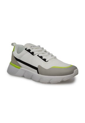 Tenis Deportivo Hombre Breaker - Color Blanco Con Gris