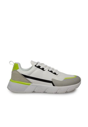 Tenis Deportivo Hombre Breaker - Color Blanco Con Gris