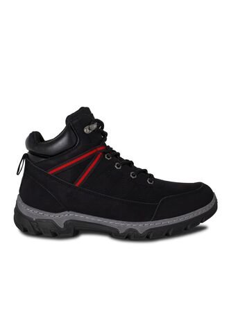 Botas Hombre Breaker - Color Negro Con Rojo Breaker