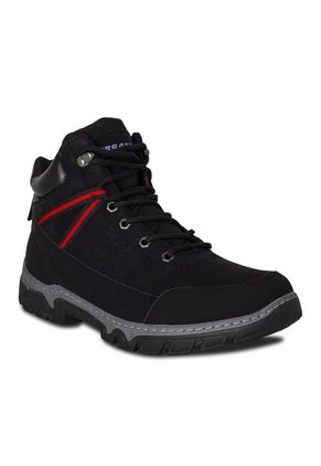 Botas Hombre Breaker - Color Negro Con Rojo
