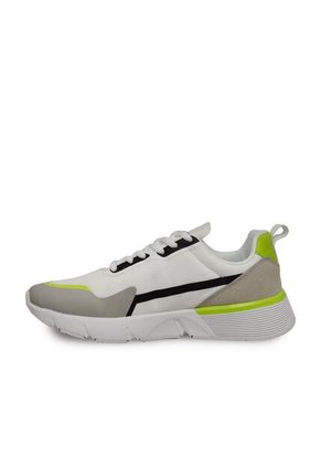 Tenis Deportivo Hombre Breaker - Color Blanco Con Gris
