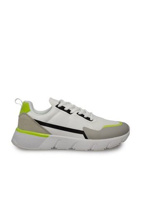 Tenis Deportivo Hombre Breaker - Color Blanco Con Gris
