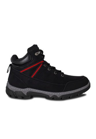 Botas Hombre Breaker - Color Negro Con Rojo Breaker