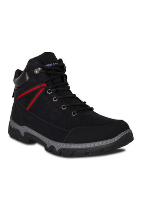 Botas Hombre Breaker - Color Negro Con Rojo