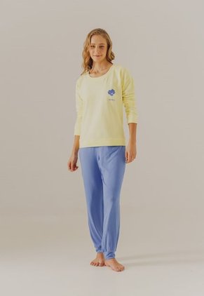 Buzo Pijama Amarillo-Azul Bronzini Éxito