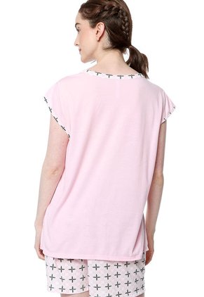 Pijama Rosa-Blanco Bronzini Éxito