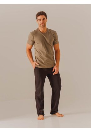 Pantalón Pijama Negro Bronzini Éxito