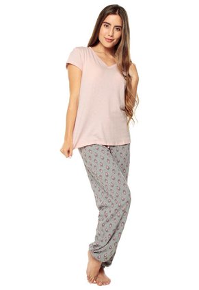 Camiseta Pijama Rosado Bronzini Éxito