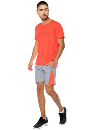 Pantaloneta Gris-Coral Bronzini Active Éxito