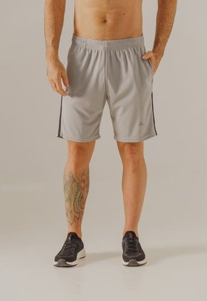 Pantaloneta Gris-Negro Bronzini Active Éxito