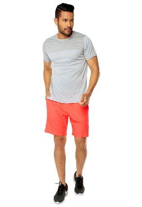 Pantaloneta Coral-Gris Bronzini Active Éxito