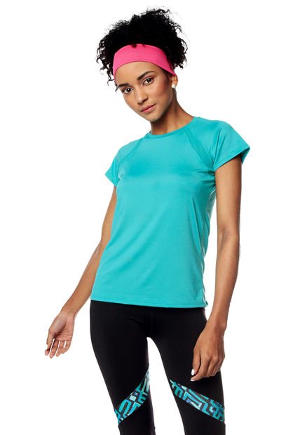Camiseta Azul Aguamarina Bronzini Active Éxito