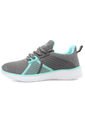 Tenis Lifestyle Gris-Verde Menta Bronzini Active - Éxito de Bronzini Active