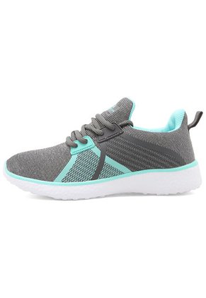 Tenis Lifestyle Gris-Verde Menta Bronzini Active - Éxito