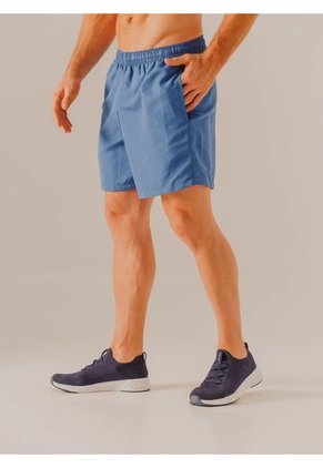 Pantaloneta Azul Petróleo Bronzini Active Éxito