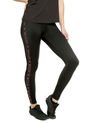 Leggings Negro-Rojo-Gris Bronzini Active Éxito de Bronzini Active