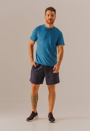 Pantaloneta Azul Navy Bronzini Active