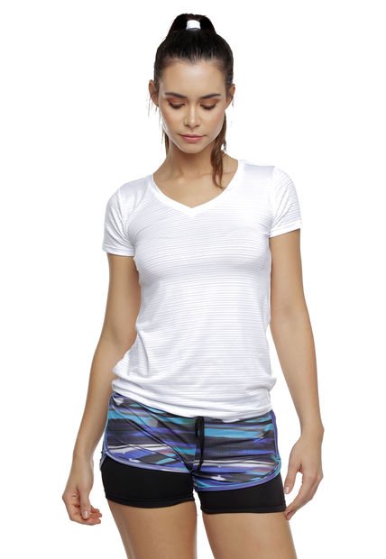 Short Azul-Morado-Blanco Bronzini Active Éxito