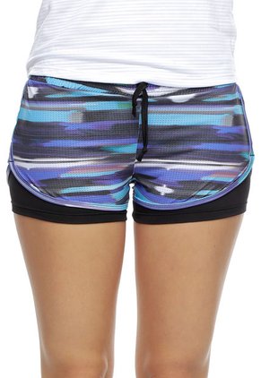 Short Azul-Morado-Blanco Bronzini Active Éxito
