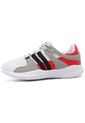 Tenis Lifestyle Blanco-Gris-Rojo Bronzini Active Éxito Junior de Bronzini Active