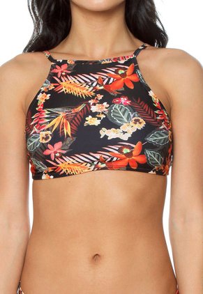 Vestido De Baño Top Bronzini Active Éxito Negro