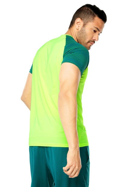 Camiseta Verde Neón-Verde Oscuro Bronzini Active Éxito