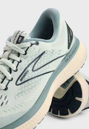 Tenis Running Verde Menta-Blanco Brooks WS Glycerin 19