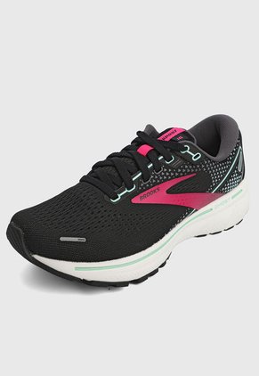 Tenis Running Negro-Fucsia-Blanco Brooks WS Ghost 14