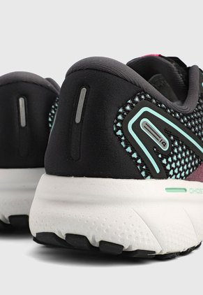 Tenis Running Negro-Fucsia-Blanco Brooks WS Ghost 14