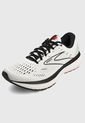 Tenis Running Blanco-Negro-Rojo Brooks Glycerin 19 de Brooks