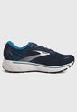 Tenis Running Azul-Blanco-Plateado Brooks Ghost 14 de Brooks