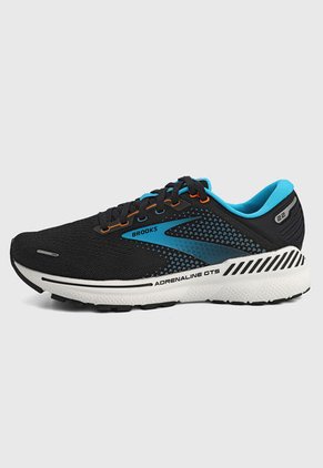 Tenis Running Negro-Azul-Blanco Brooks Adrenaline GTS 22