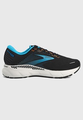 Tenis Running Negro-Azul-Blanco Brooks Adrenaline GTS 22