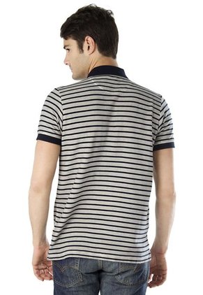 Camiseta Polo Brooksfield Gris