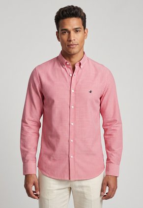 Camisa Brooksfield Rojo