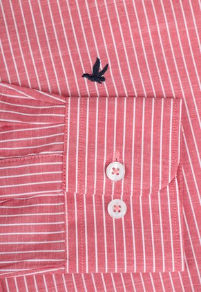 Camisa Brooksfield Rojo