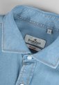 Camisa Denim Brooksfield Índigo Claro de Brooksfield