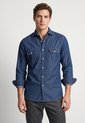 Camisa Denim Brooksfield Índigo Oscuro de Brooksfield