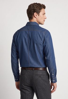 Camisa Denim Brooksfield Índigo Oscuro