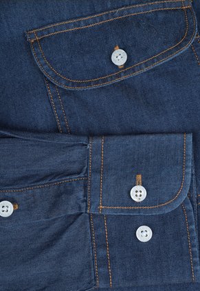 Camisa Denim Brooksfield Índigo Oscuro