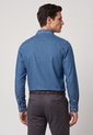Camisa Denim Brooksfield índigo Medio de Brooksfield